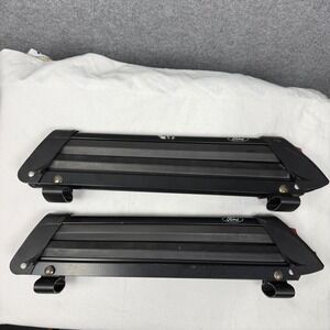 Ford Roof Rack Ski Snowboard Carrier Mounts Black Aluminum 21.5 Inch Set of 2